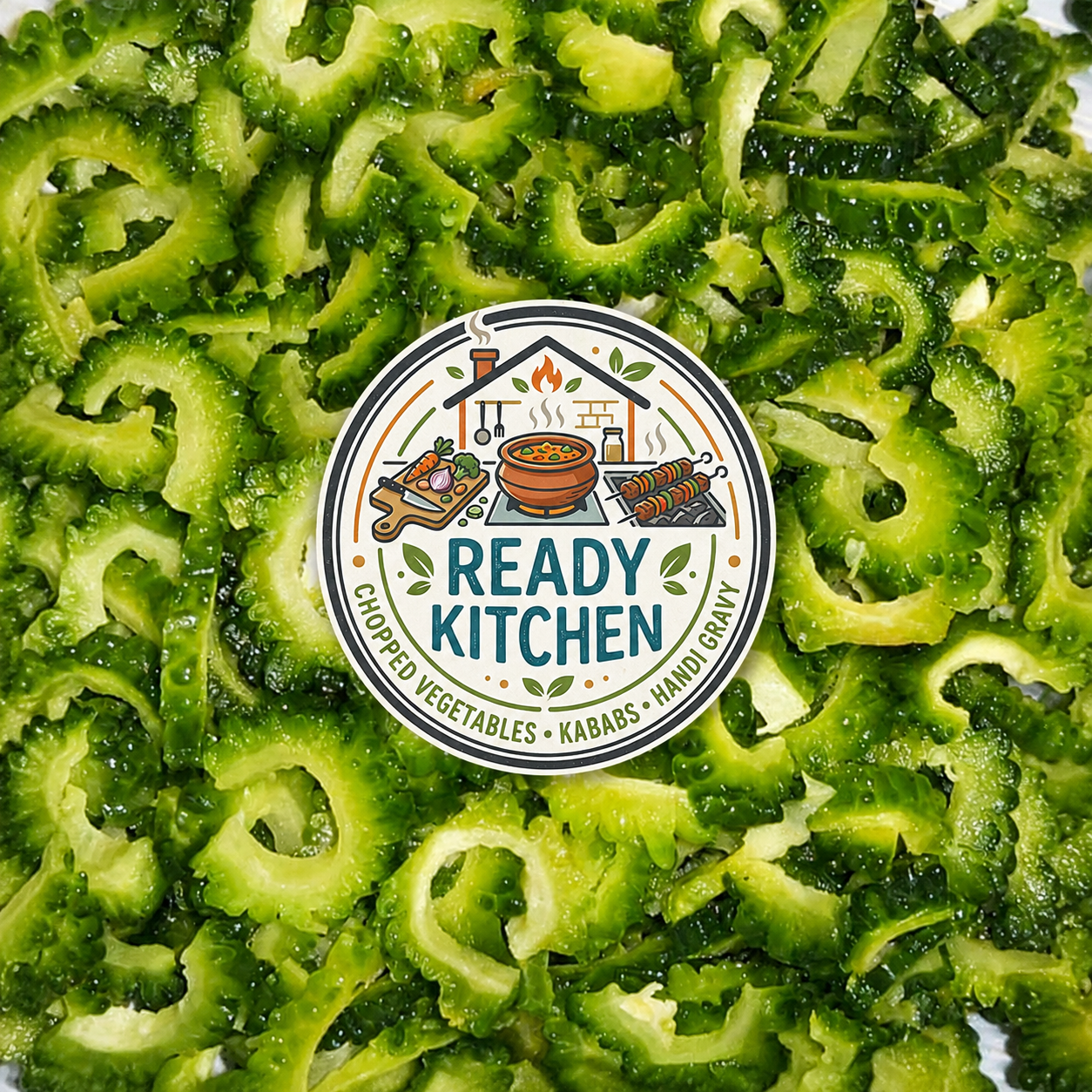Bitter Gourd Sliced ( کٹے ہوئے کریلے 🌿)