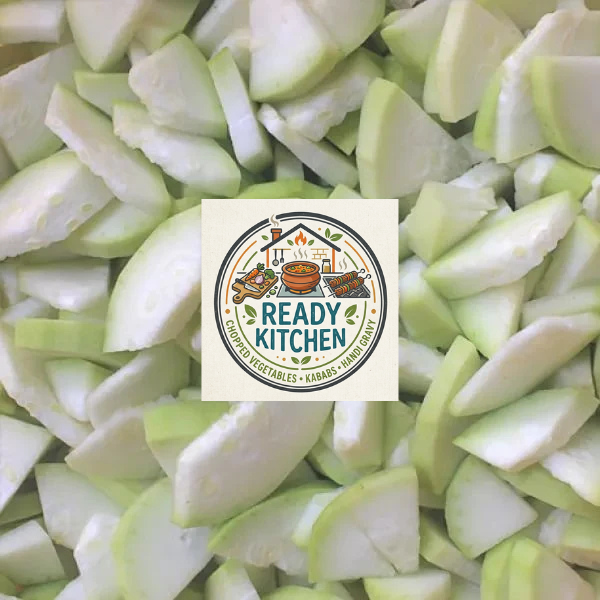 Sliced Bottle Gourd (کٹی ہوئی لوکی 🌱)