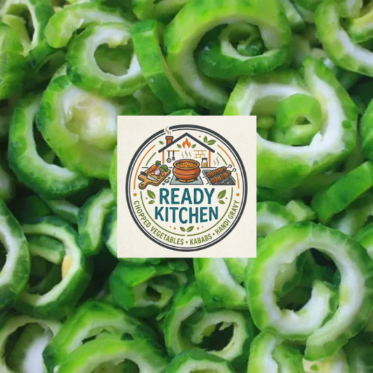 Bitter Gourd Peeled & Sliced (چھیلے اور کٹے ہوئے کریلے 🌿)