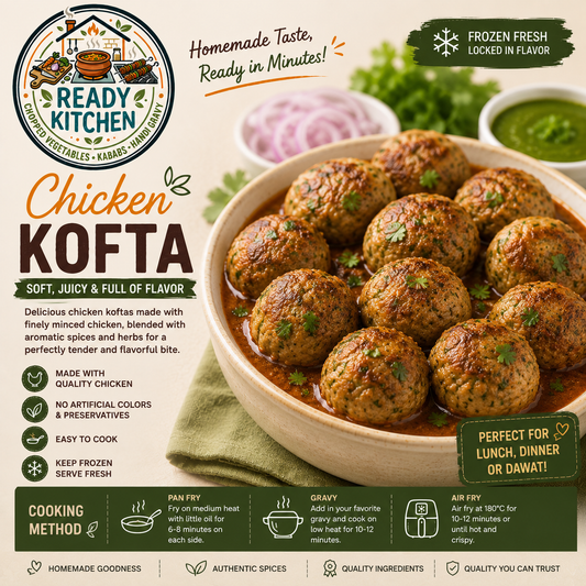 Unfried Chicken Kofta (چکن کوفتہ)